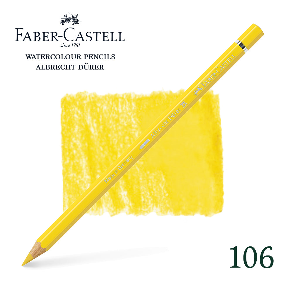 106 Chromgelb hell - Aquarellstift - Faber-Castell - Albrecht Dürer