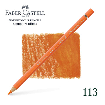113 Orange glacis - Crayon aquarellable - Faber-Castell - Albrecht Dürer