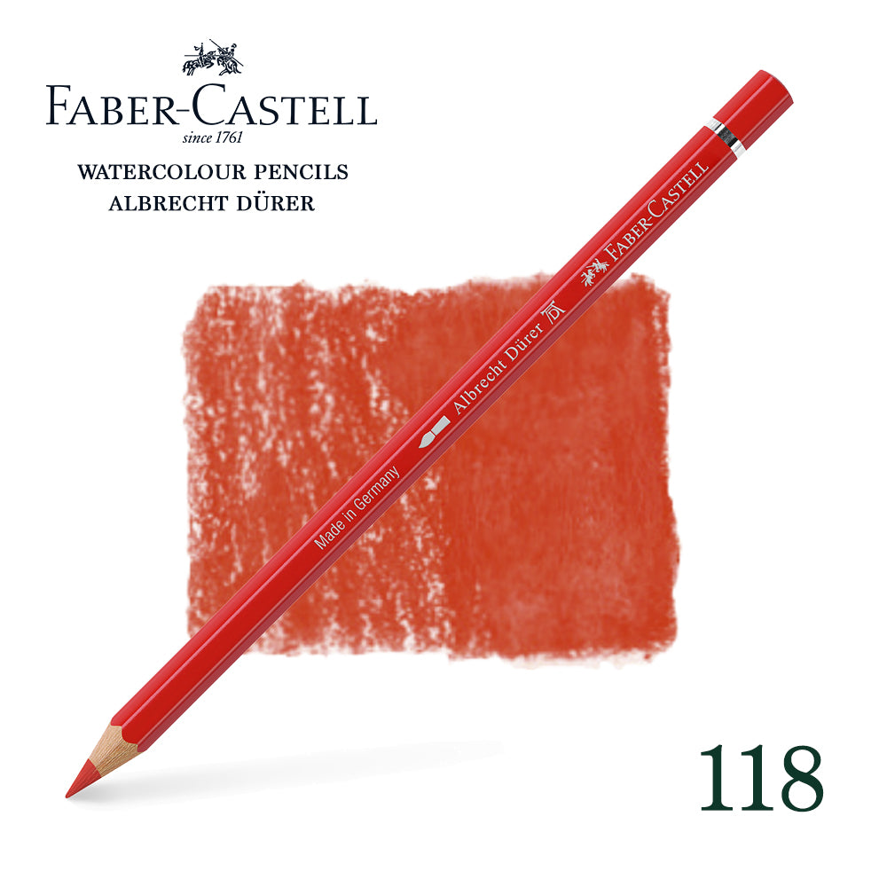 118 Rouge écarlate - Crayon aquarellable - Faber-Castell - Albrecht Dürer