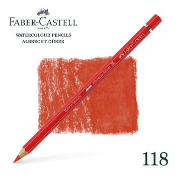 118 Rouge écarlate - Crayon aquarellable - Faber-Castell - Albrecht Dürer