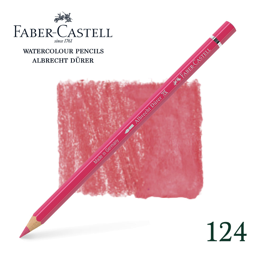 124 Carmin rose - Crayon aquarellable - Faber-Castell - Albrecht Dürer