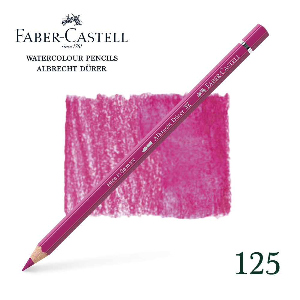 125 Purpurrosa mittel - Aquarellstift - Faber-Castell - Albrecht Dürer