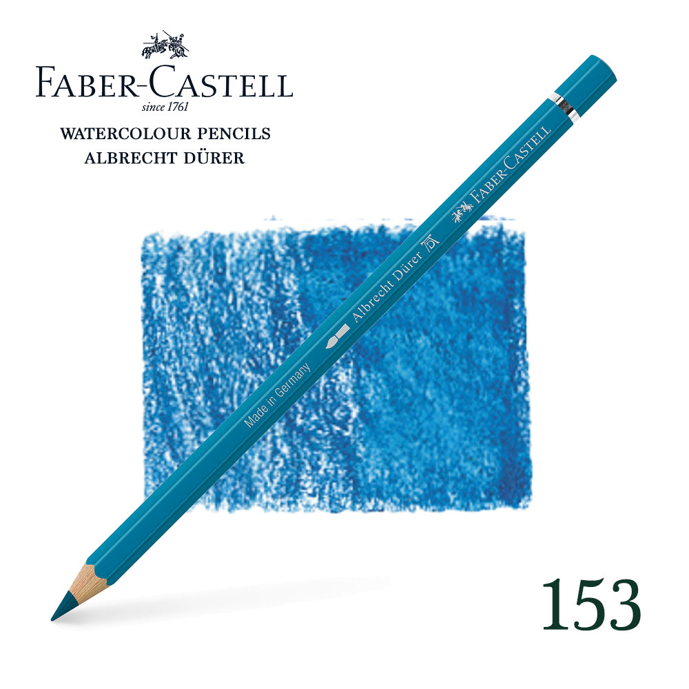 153 Turquoise de cobalt - Crayon aquarellable - Faber-Castell - Albrecht Dürer