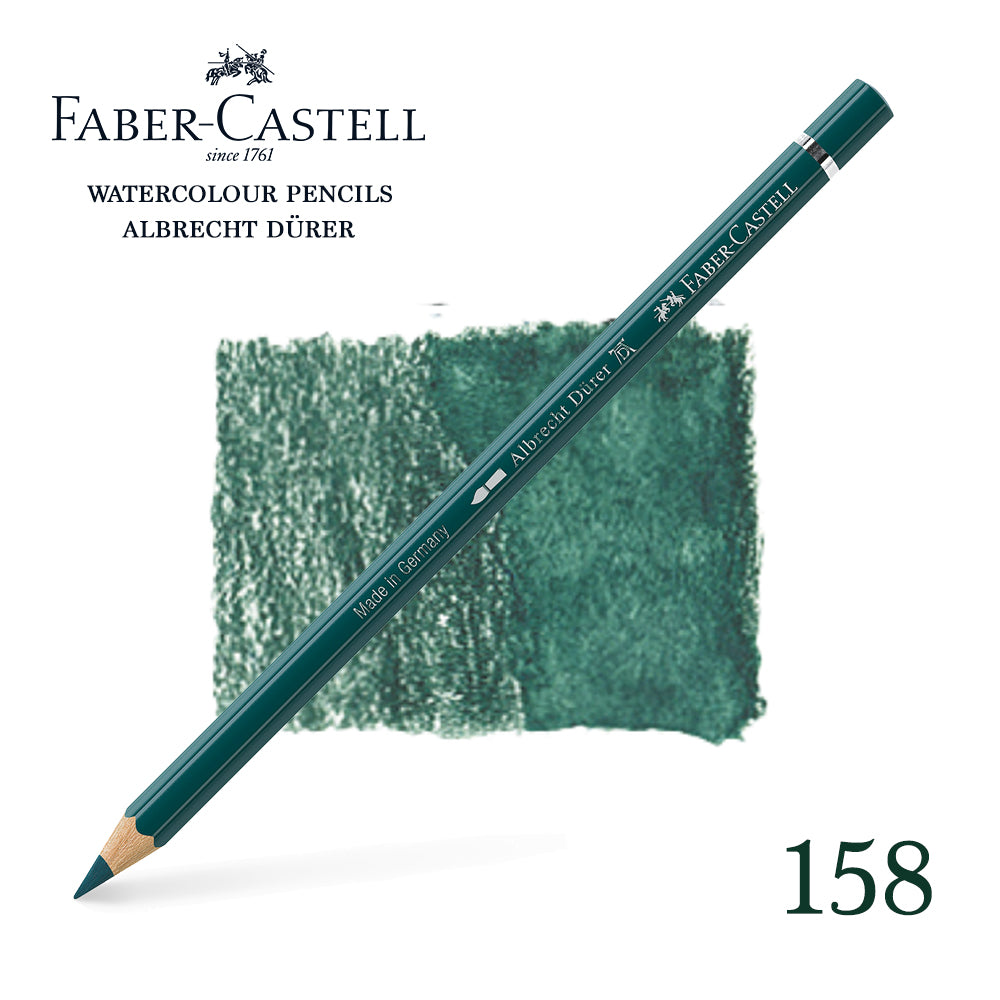 158 Vert de cobalt profond - Crayon aquarellable - Faber-Castell - Albrecht Dürer