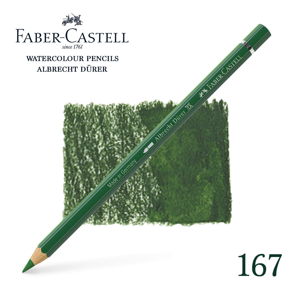 167 Vert olive permanent - Crayon aquarellable - Faber-Castell - Albrecht Dürer