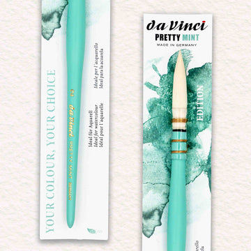 Pretty Mint - Da Vinci - Synthetischer Aquarellpinsel (Serie 496)
