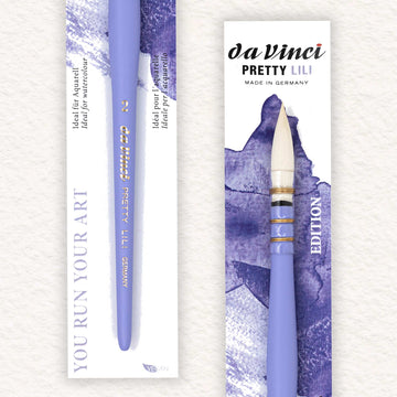 Pretty Lili - Da Vinci - Synthetic Watercolor Brush - TinyWatercolorArt