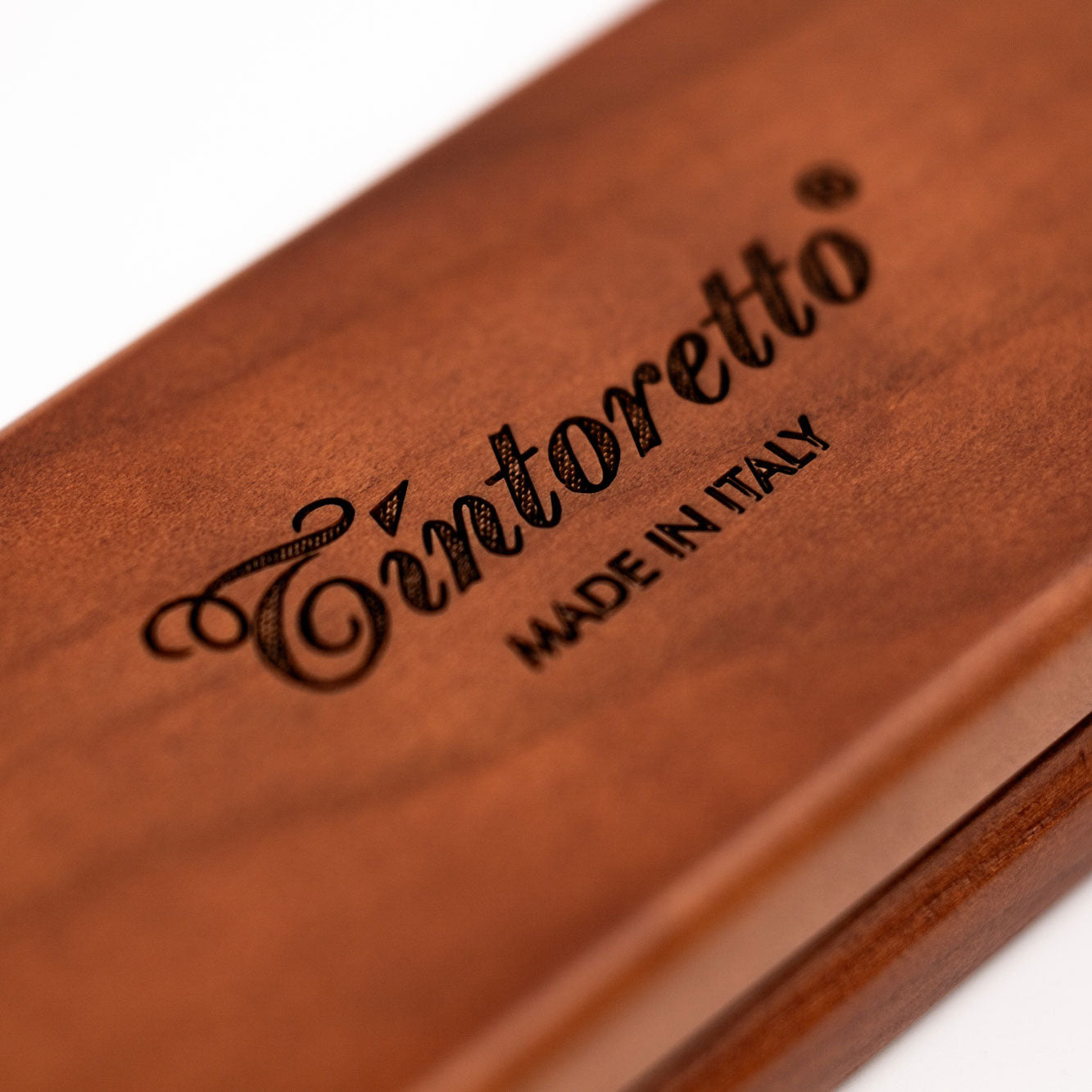 4 Reispenselen in kersenhouten doos - Vajo - Tintoretto (553)