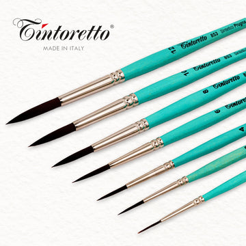 Prugna (series 853) - Tintoretto - Synthetisch aquarelpenseel