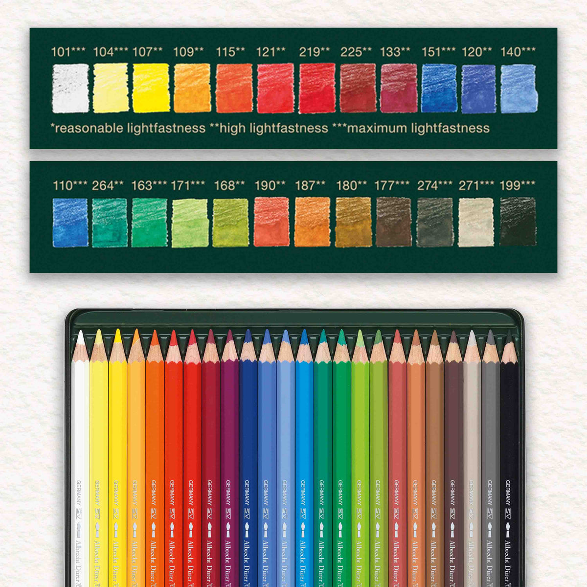24er-Set – Aquarellstifte – Faber-Castell – Albrecht Dürer